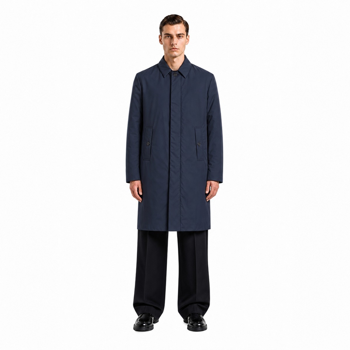 Woolrich Coats In Blue Blu