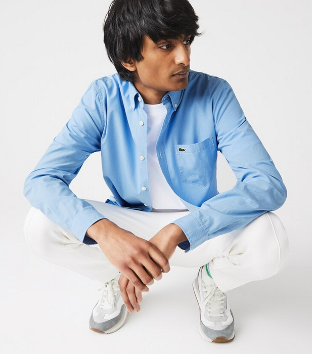 Lacoste Blauwe hemden