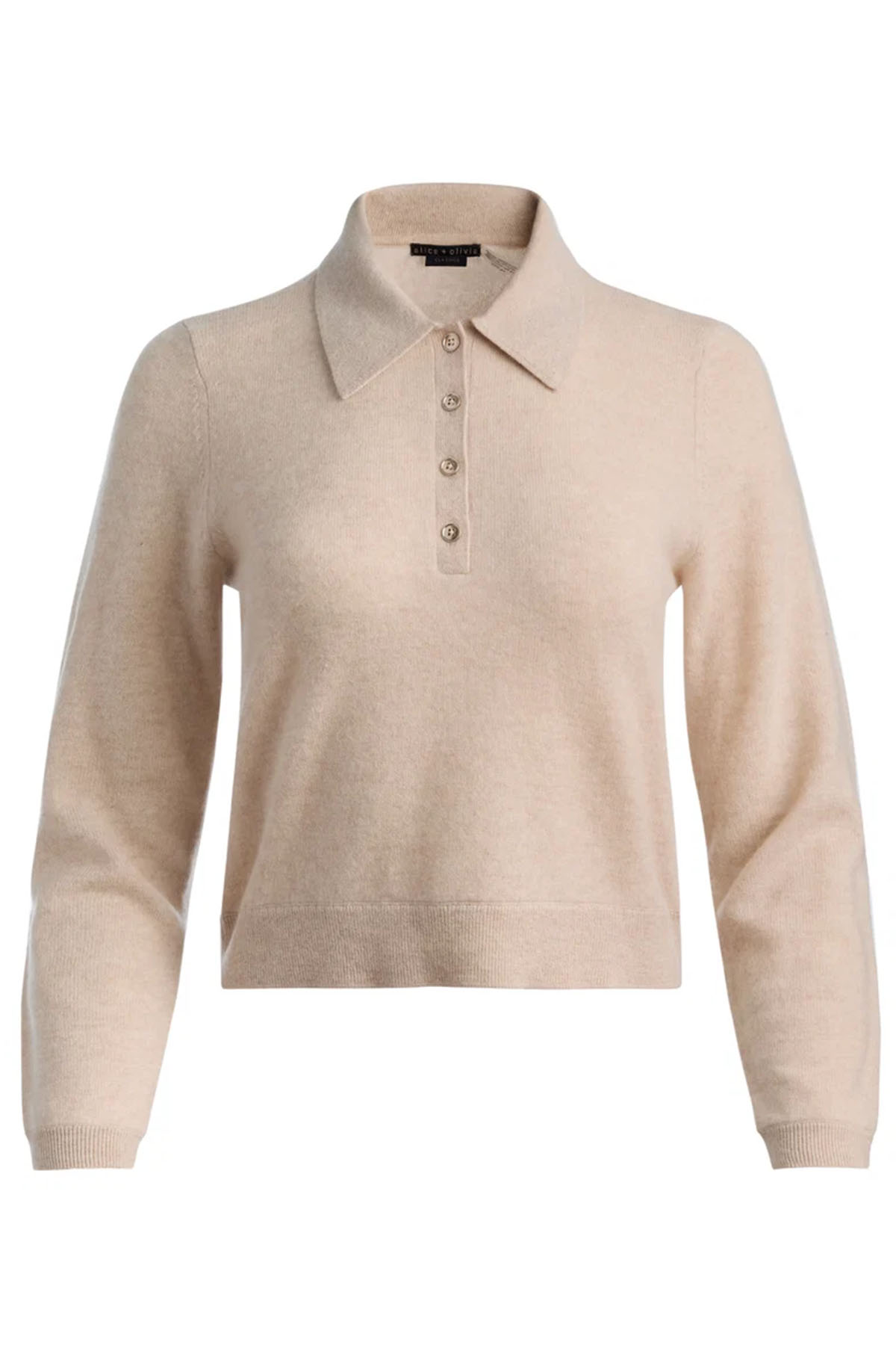Alice + Olivia T-shirt en Polo Beige
