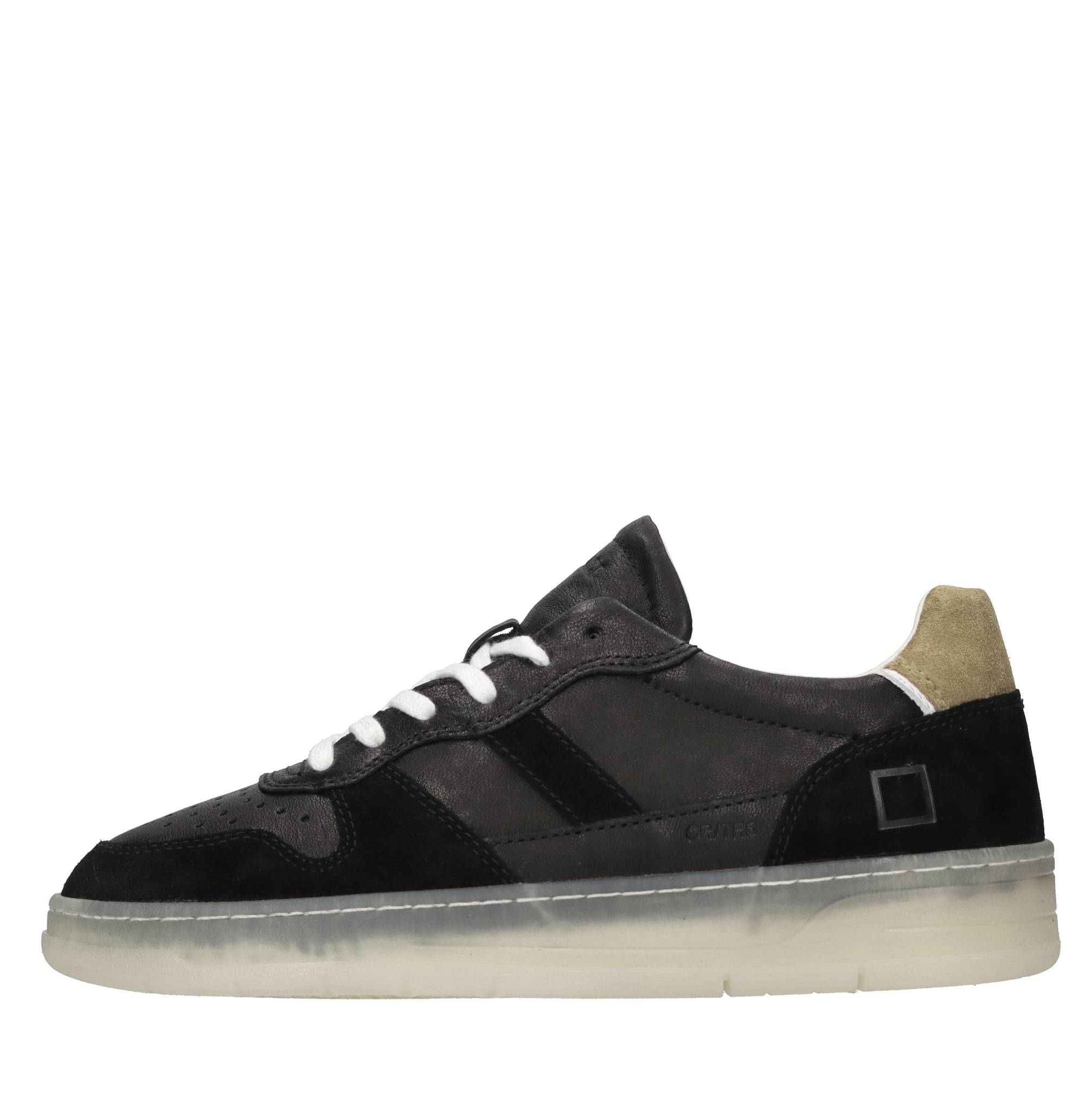 D.a.t.e. Schwarze Sneaker