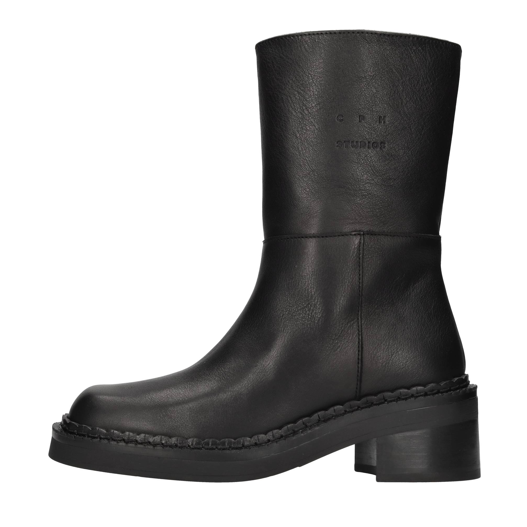 Copenhagen Studios Boots In Nero Scuri