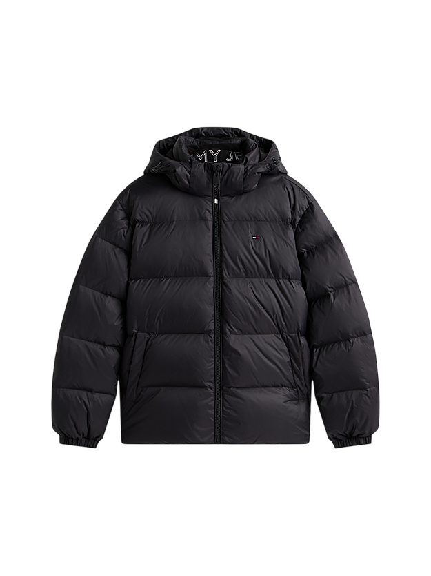Tommy Hilfiger Black Polyester Men's Men's Jacket