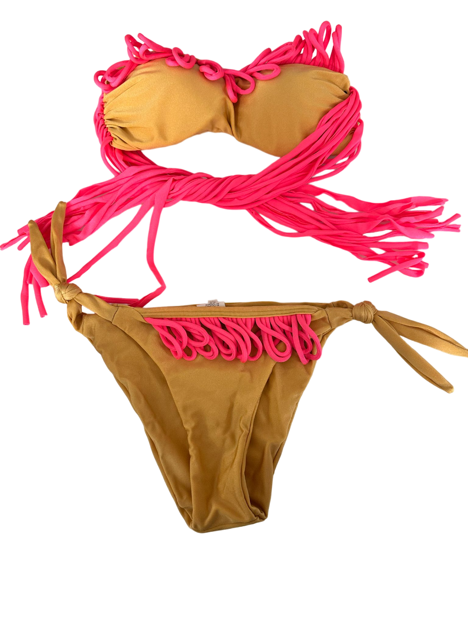 Women's Swimwear Francesca Conoci 0002_archetti_fluo_fucsia Polyester