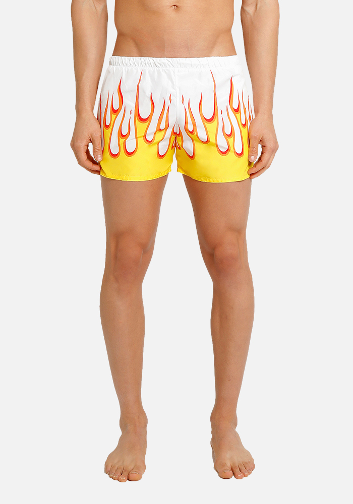 costume with flames