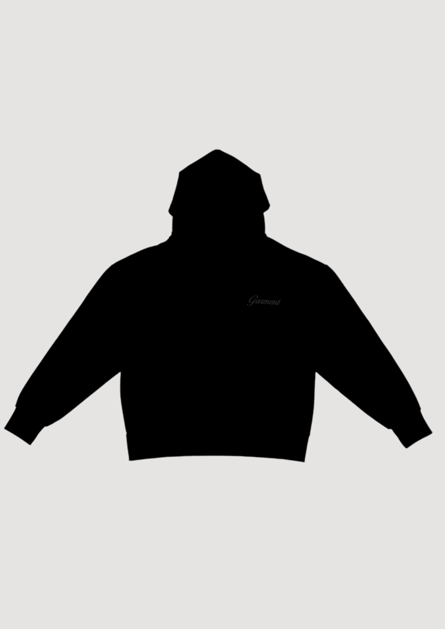 Garment Workshop Embroidered Hoodie In Black