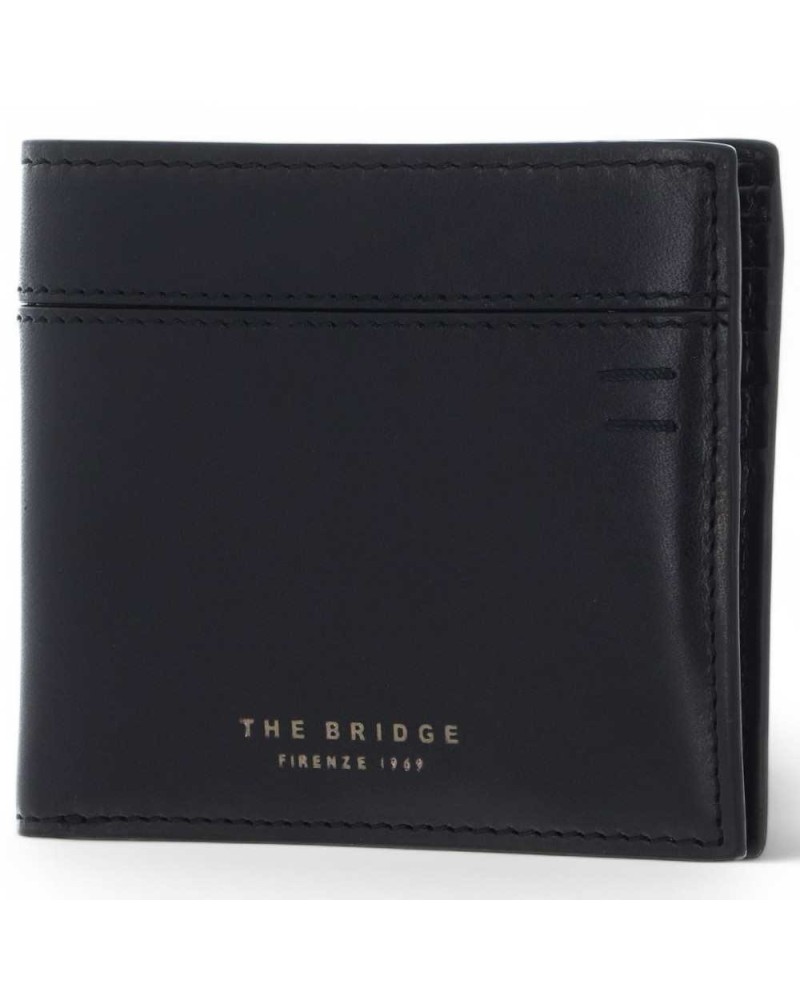 Portafoglio The Bridge GIULIO Uomo Pelle Nero - 01423401-7R