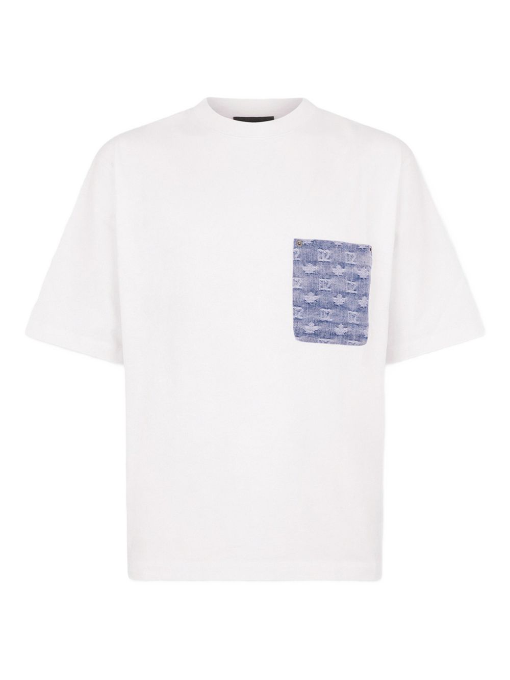 Dsquared2 T-shirt poche homme blanc