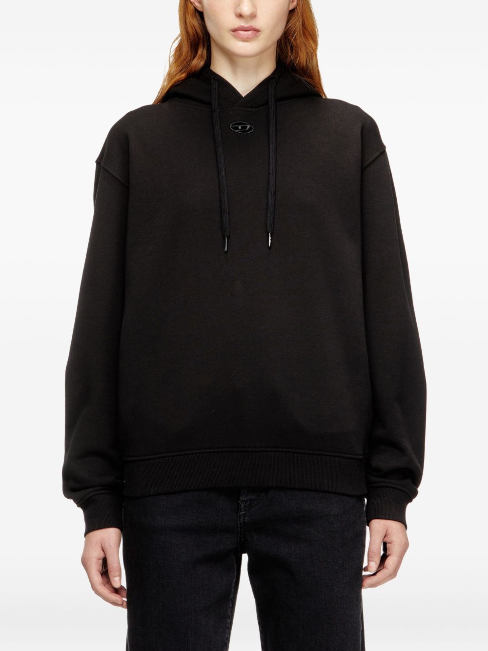 Diesel felpa f-normy frau schwarz