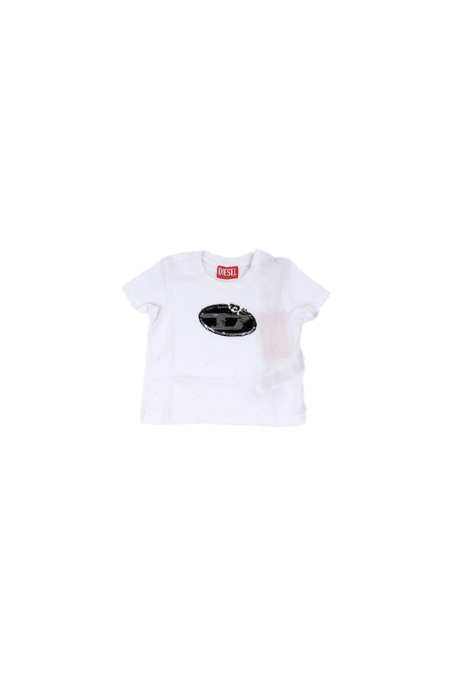 Diesel T-shirt fille j02371 Kyaun k100 tsequinsg blanc 103 €