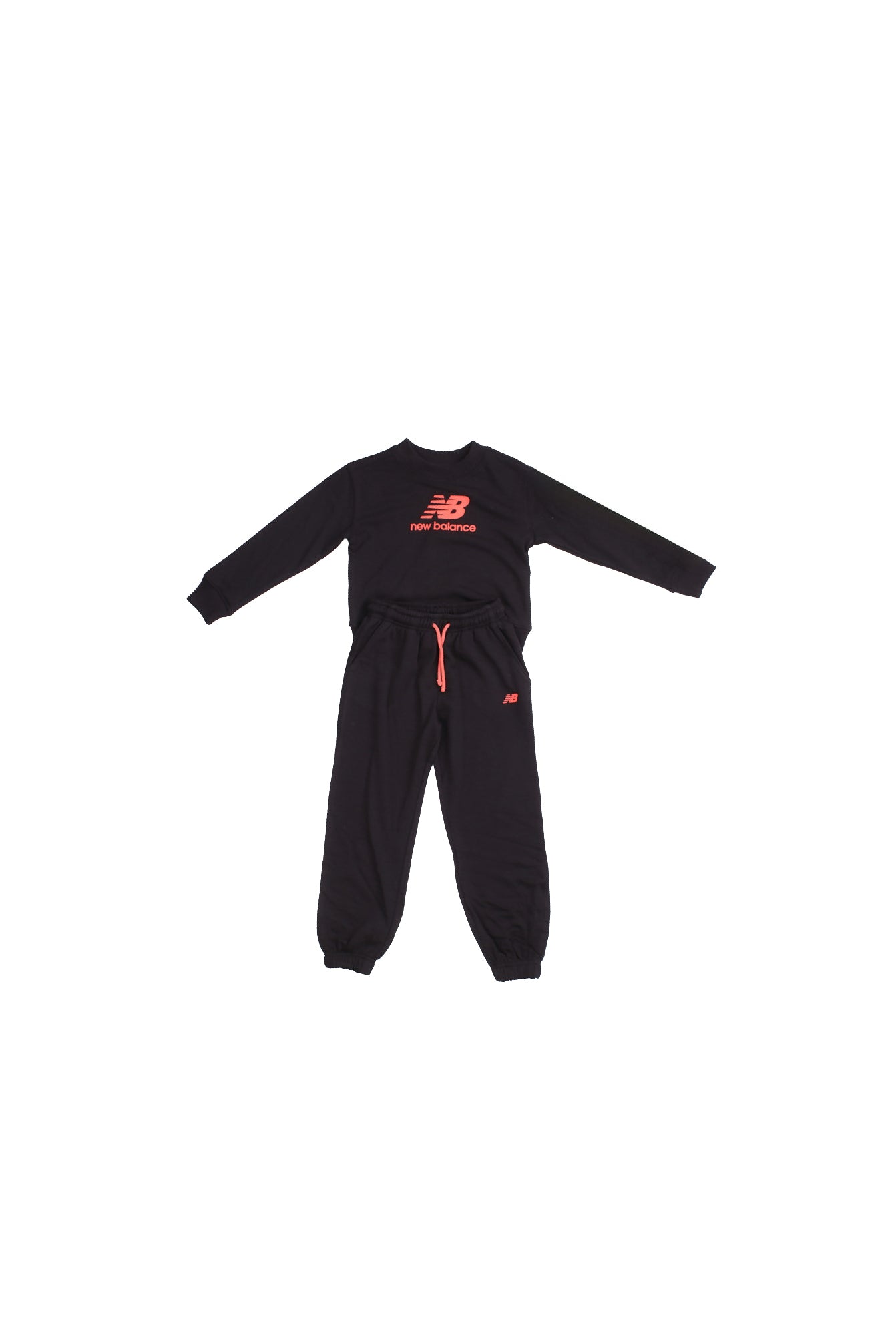 New Balance Taille fille lakg0239 bk empile logo ft cr ew et jog noir 114 €