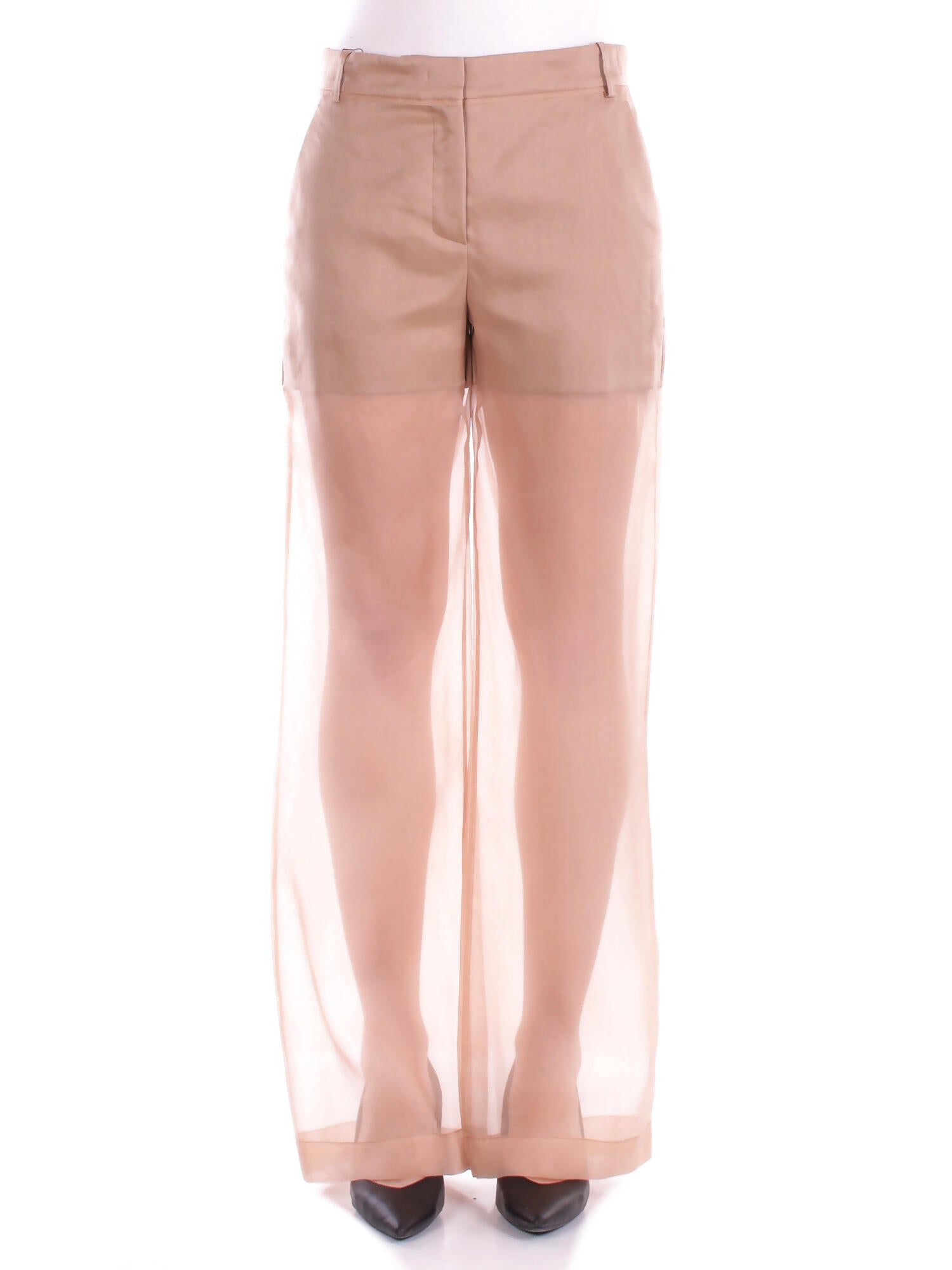 Pinko Women's Trousers  Brown Pispola Linen