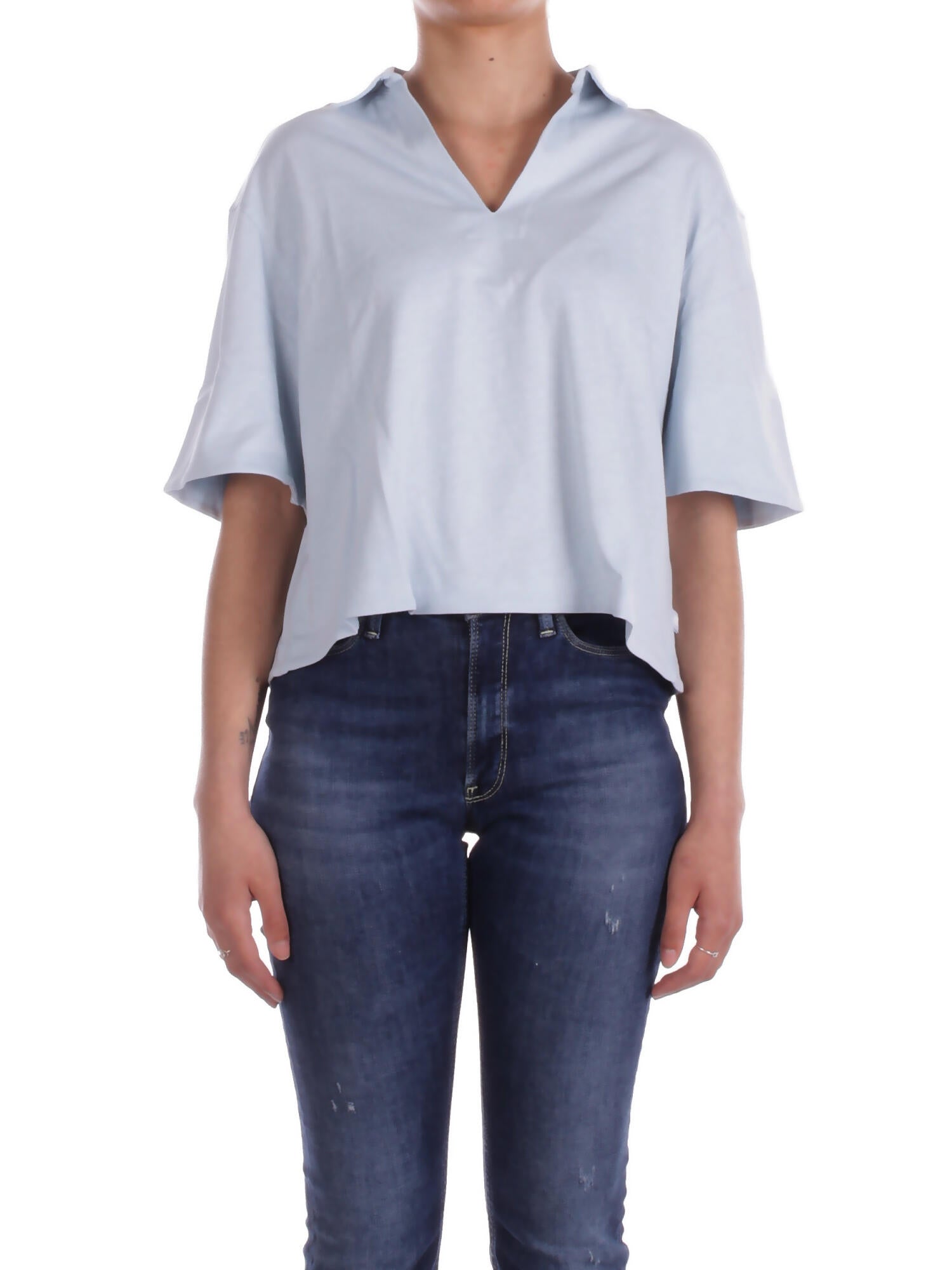 Kway Blue Woman K61412w 121 Lys Jersey Blue In Other