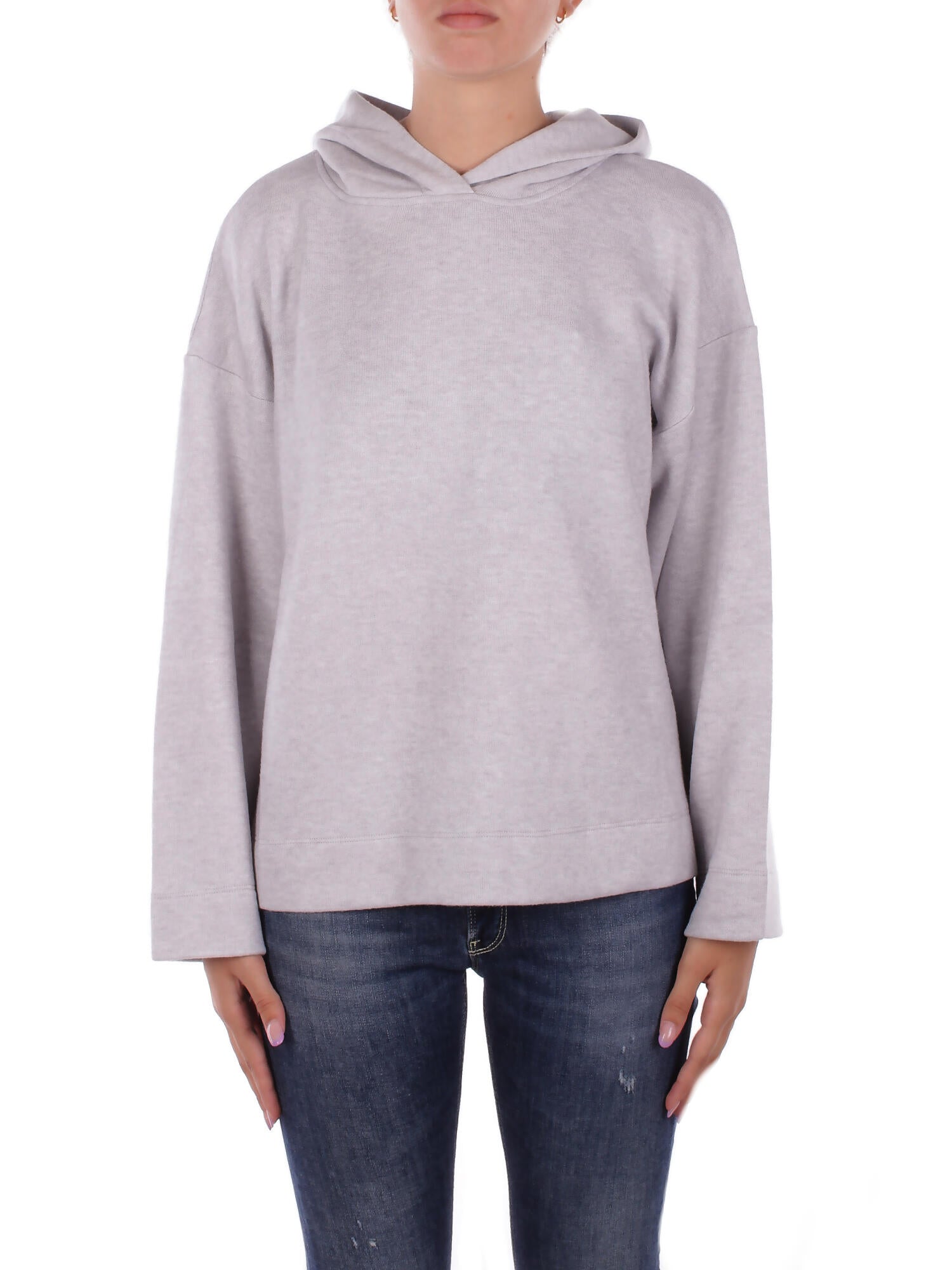 Dondup Woman Sweatshirt F513 Kf0253xxx 903 Hoodie Grey In Other