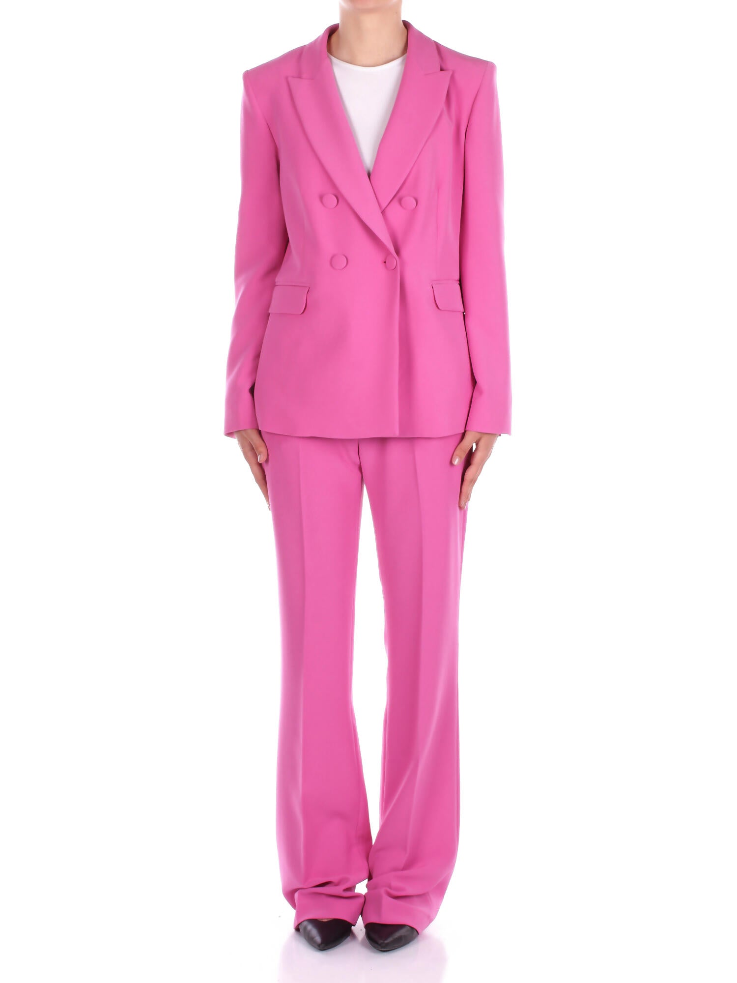 Liu Jo Veste pour femmes ca5340t2957 x045a mince veste de pivoine rose a deux seins