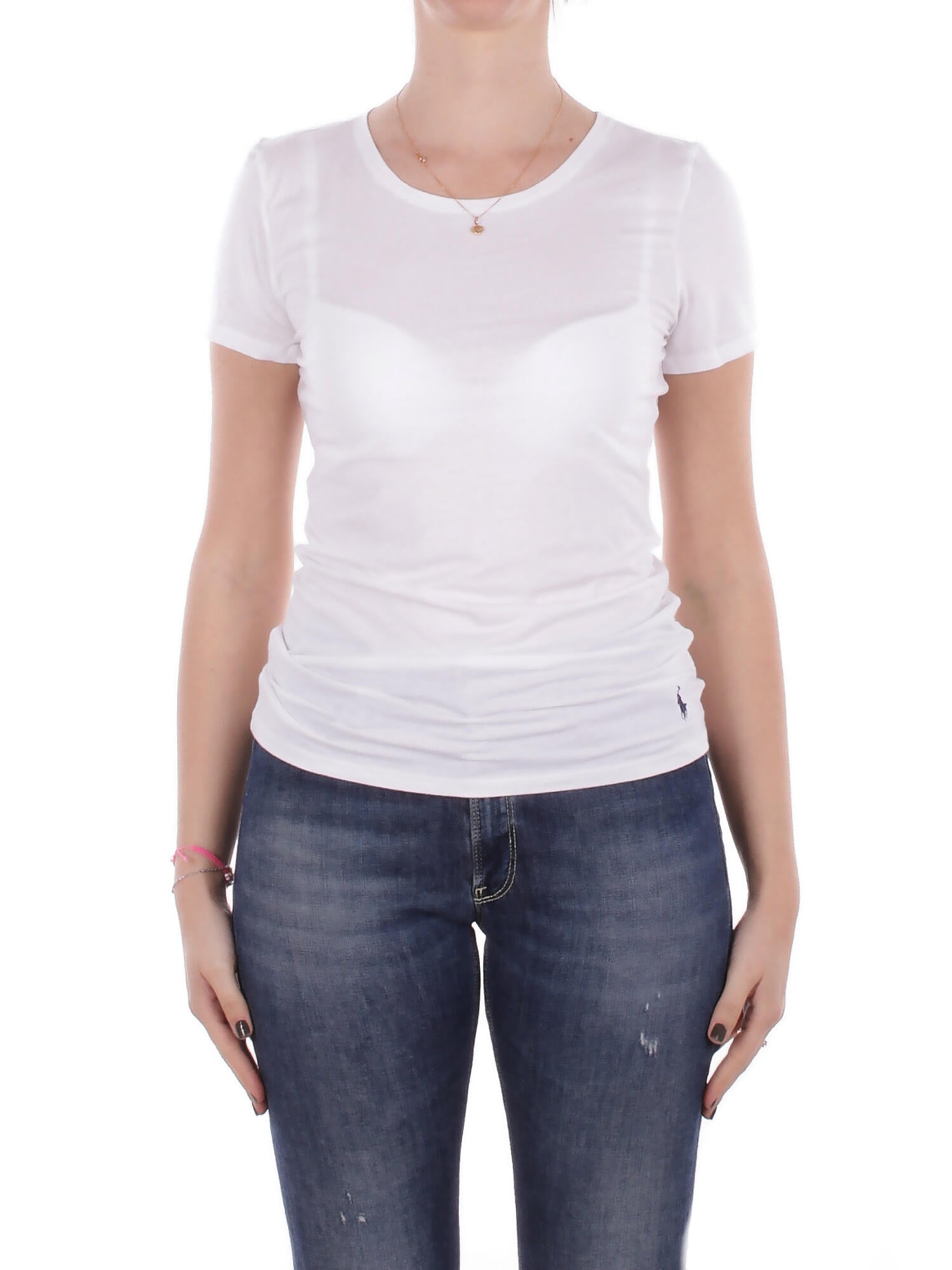 Ralph Lauren T-shirt femme 4p0486 192 t-shirt polo blanc 103 €