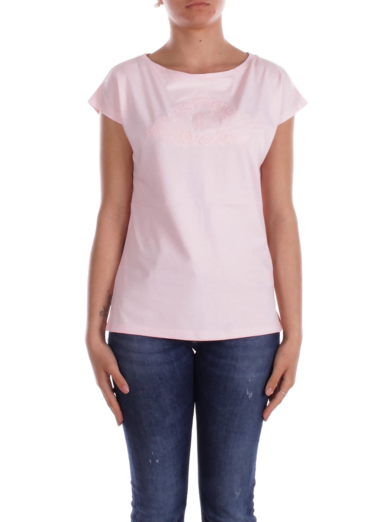Ralph Lauren t-shirt femme 200963873 003 t-shirt a manches courtes gris rose 165 €