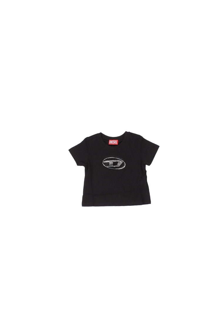 Diesel T-shirt fille j02371 Kyaun k900 tsequinsg noir 103 €