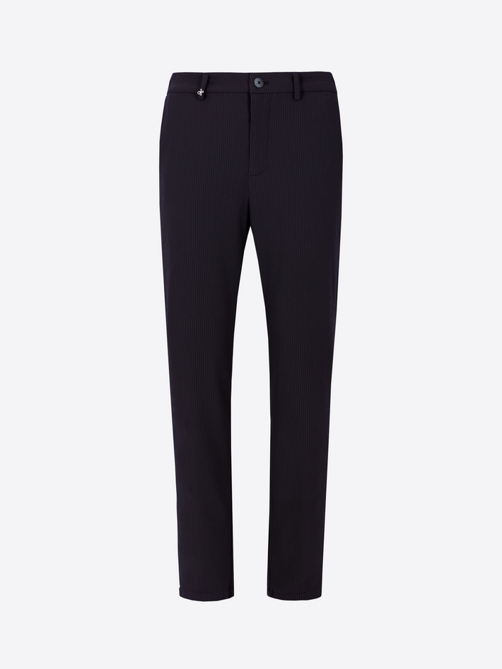 Pantalone con righe uomo blu