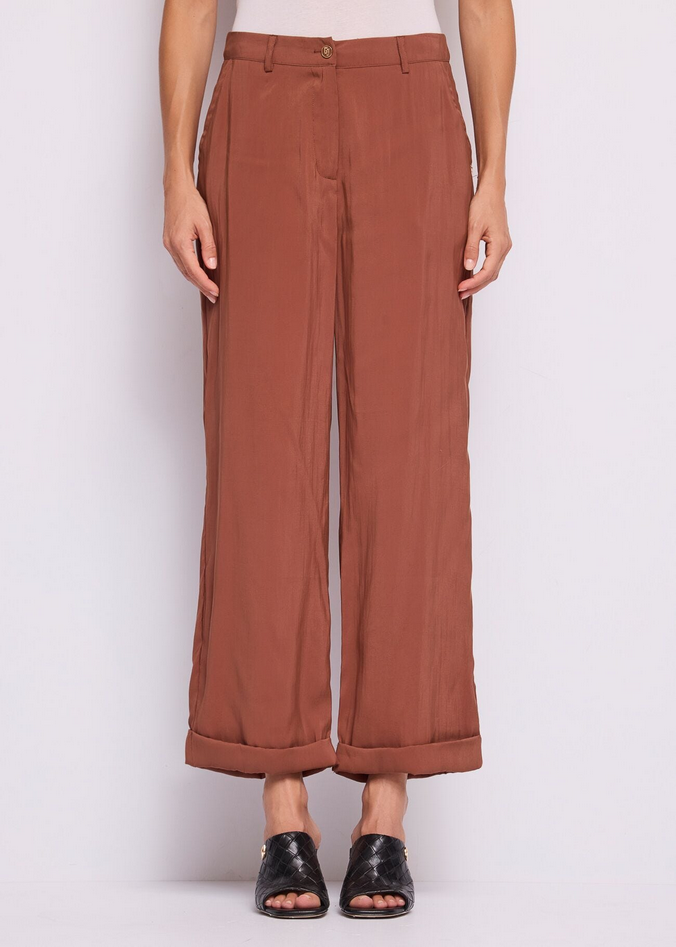 GAUDI pantalone donna marrone