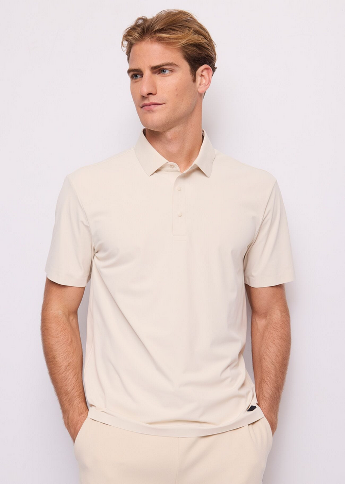 GAUDI polo uomo beige