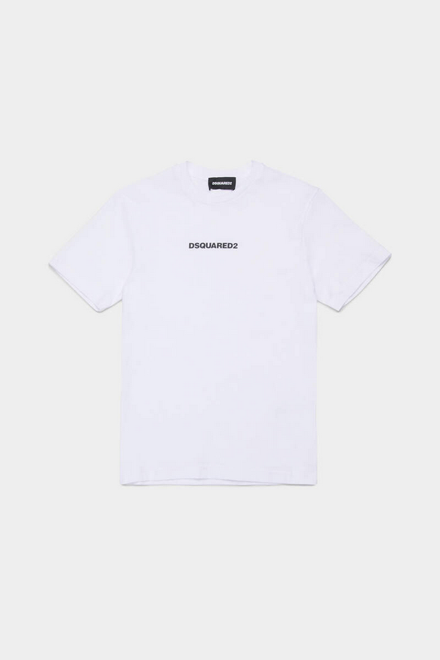 Dsquared t-shirt bambino bianco