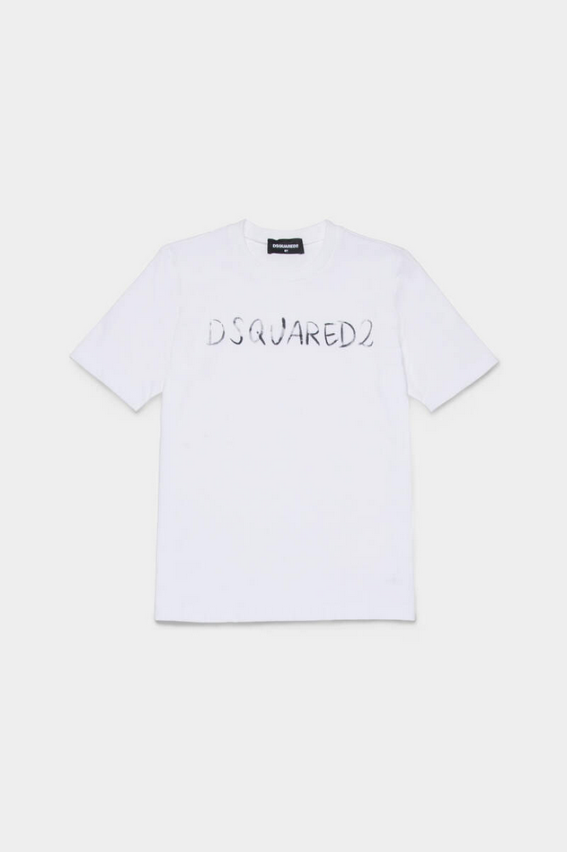Dsquared t-shirt bambina bianco