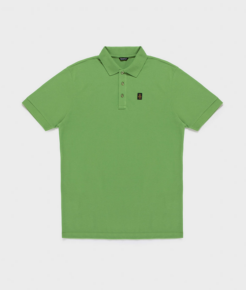 REFRIGIWEAR polo basic uomo verde