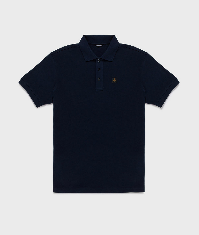 Polo basic uomo navy blazer
