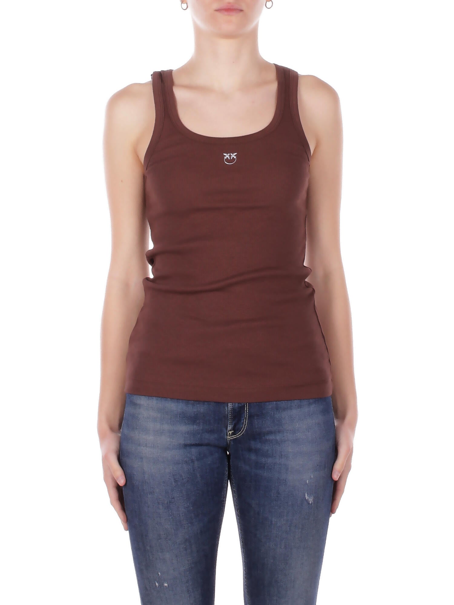 Pinko Femmes chantant 100807a338 l78 gilet brun calculateur 103 €