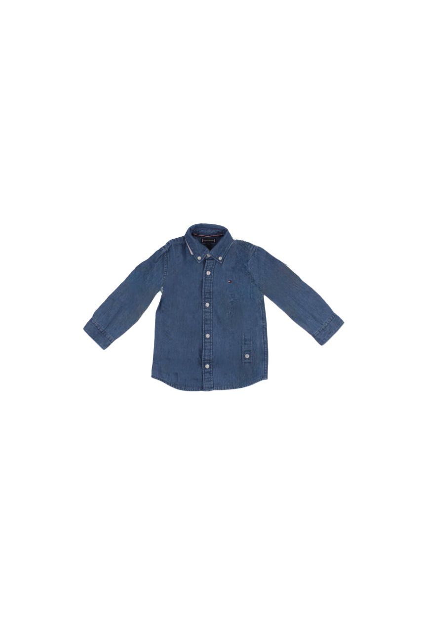 Tommy Hilfiger Chemise bebe kb0kb09840j 1a4 denim chambray chemise ls denim moyen 103 €