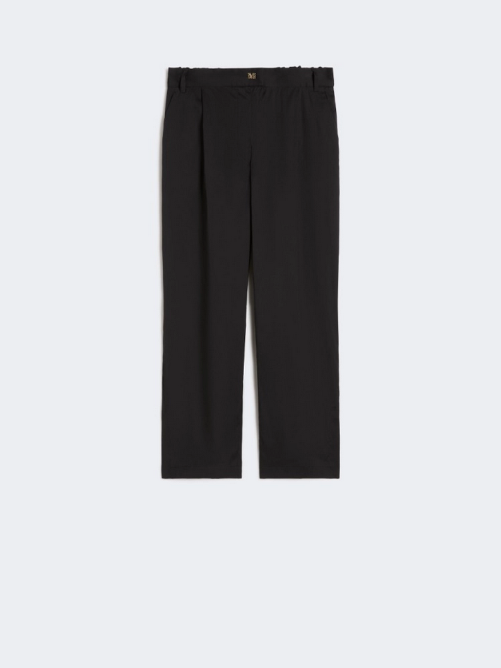 MAX MARA pantalone capri donna nero