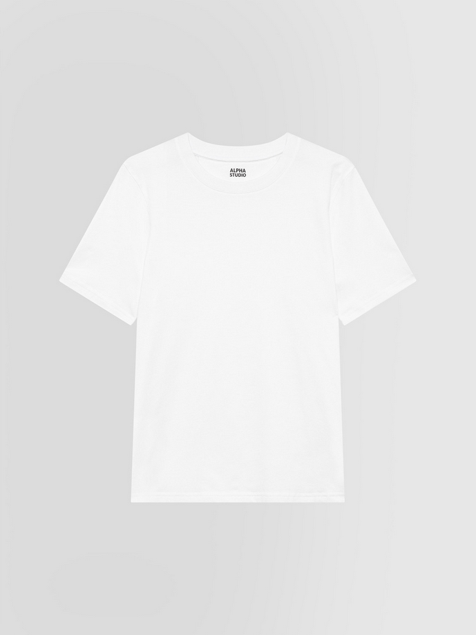 ALPHA STUDIO t-shirt uomo bianco
