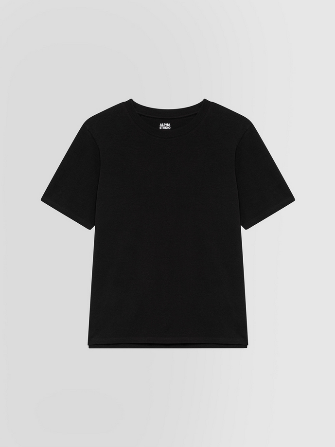 ALPHA STUDIO t-shirt uomo blu notte