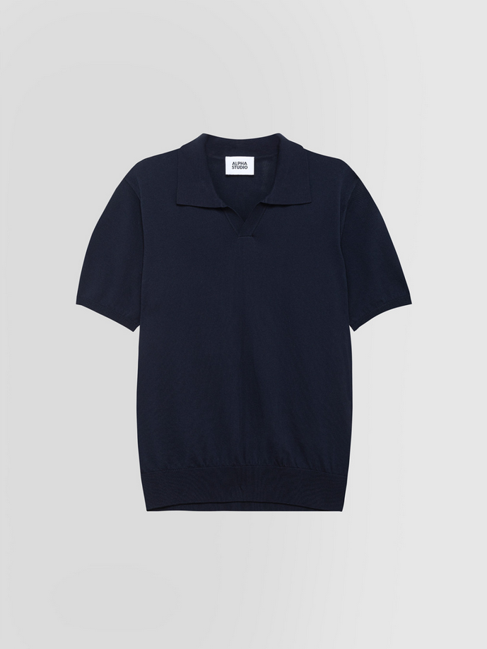 ALPHA STUDIO polo uomo blu notte
