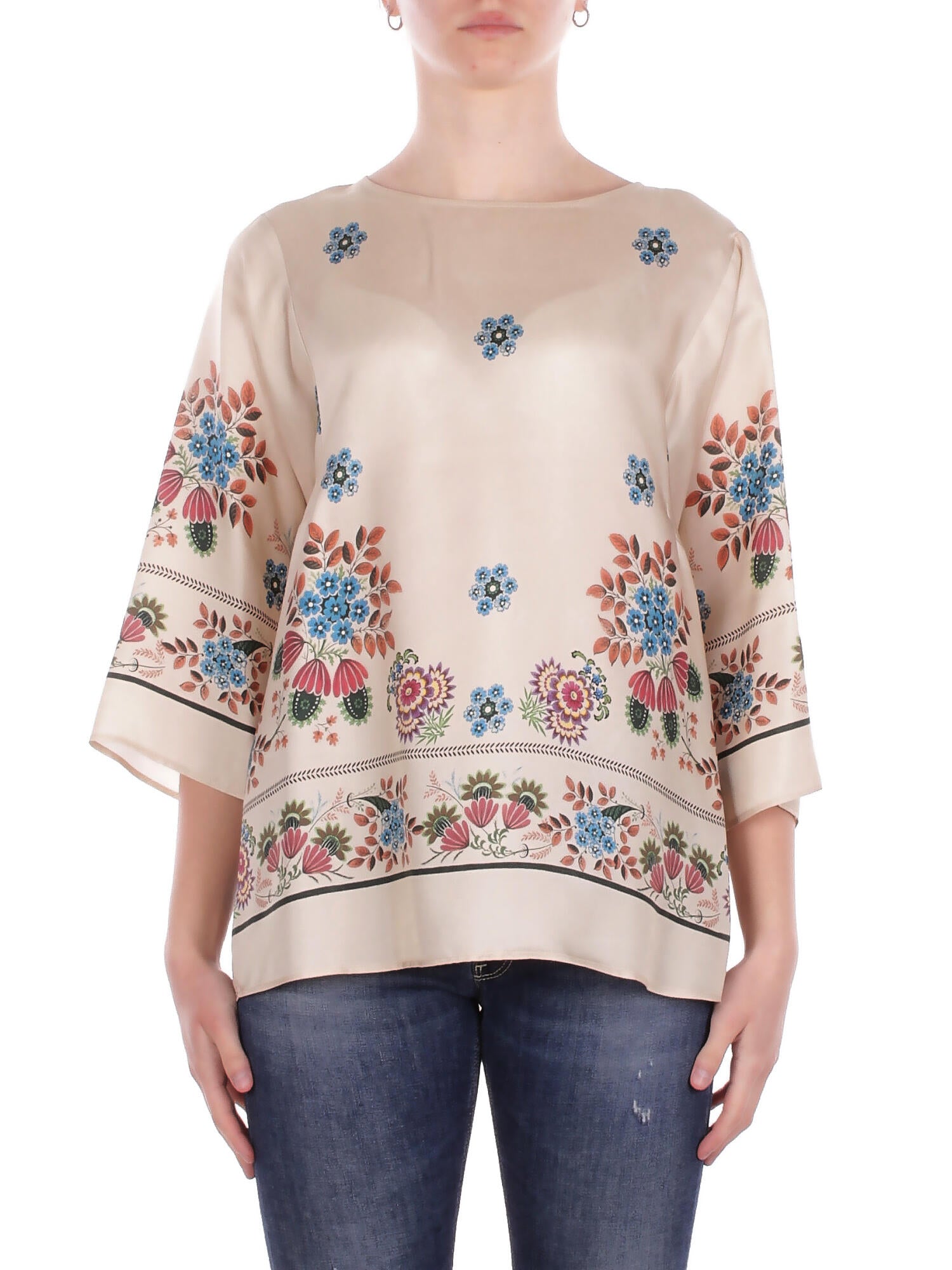 Max Mara Woman Shirt 2615111062600 001 Wkd Samba Print In Other