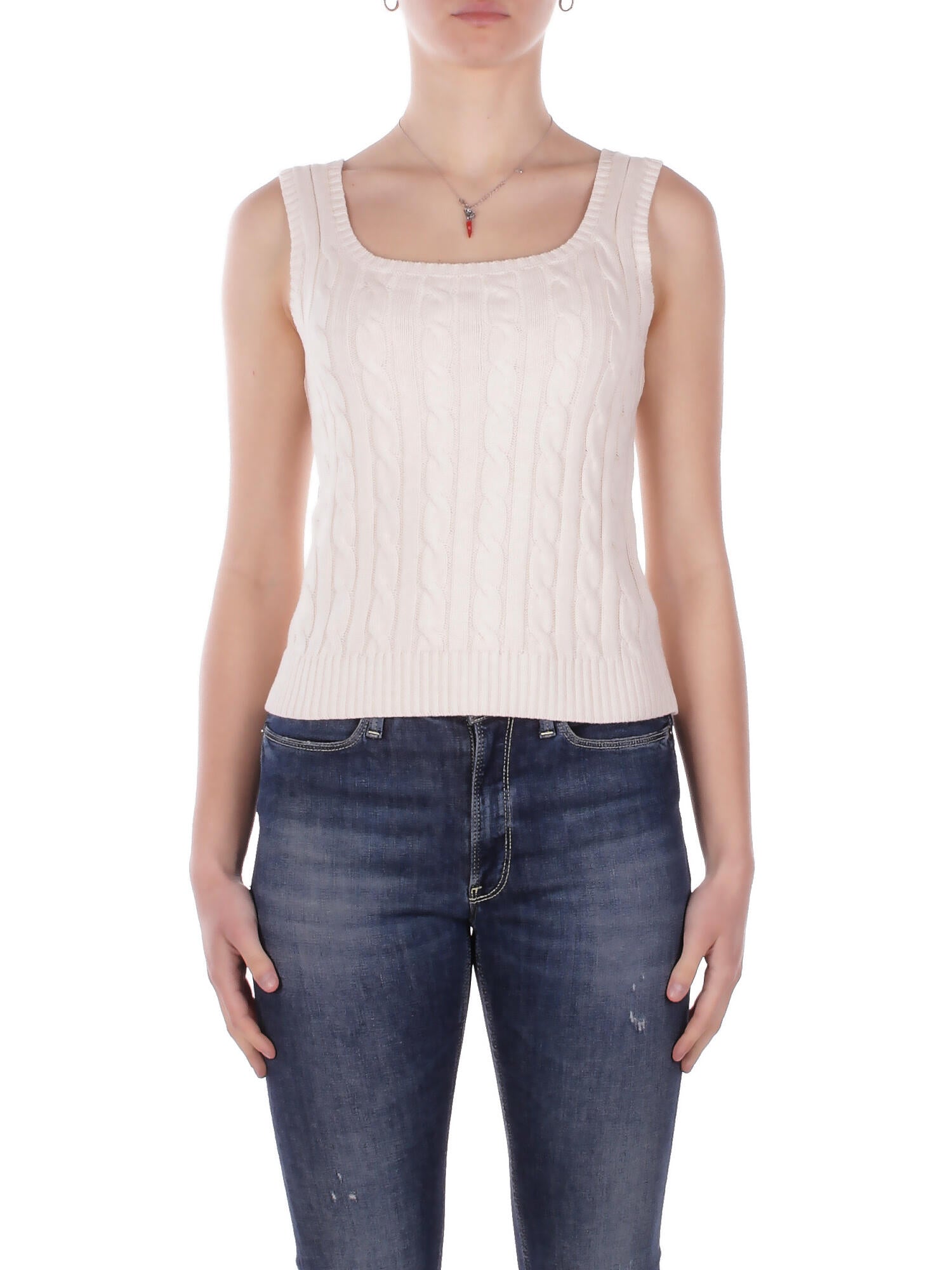 Ralph Lauren femme canotta 200862152 001 riuan sans manches creme de pull 172 €