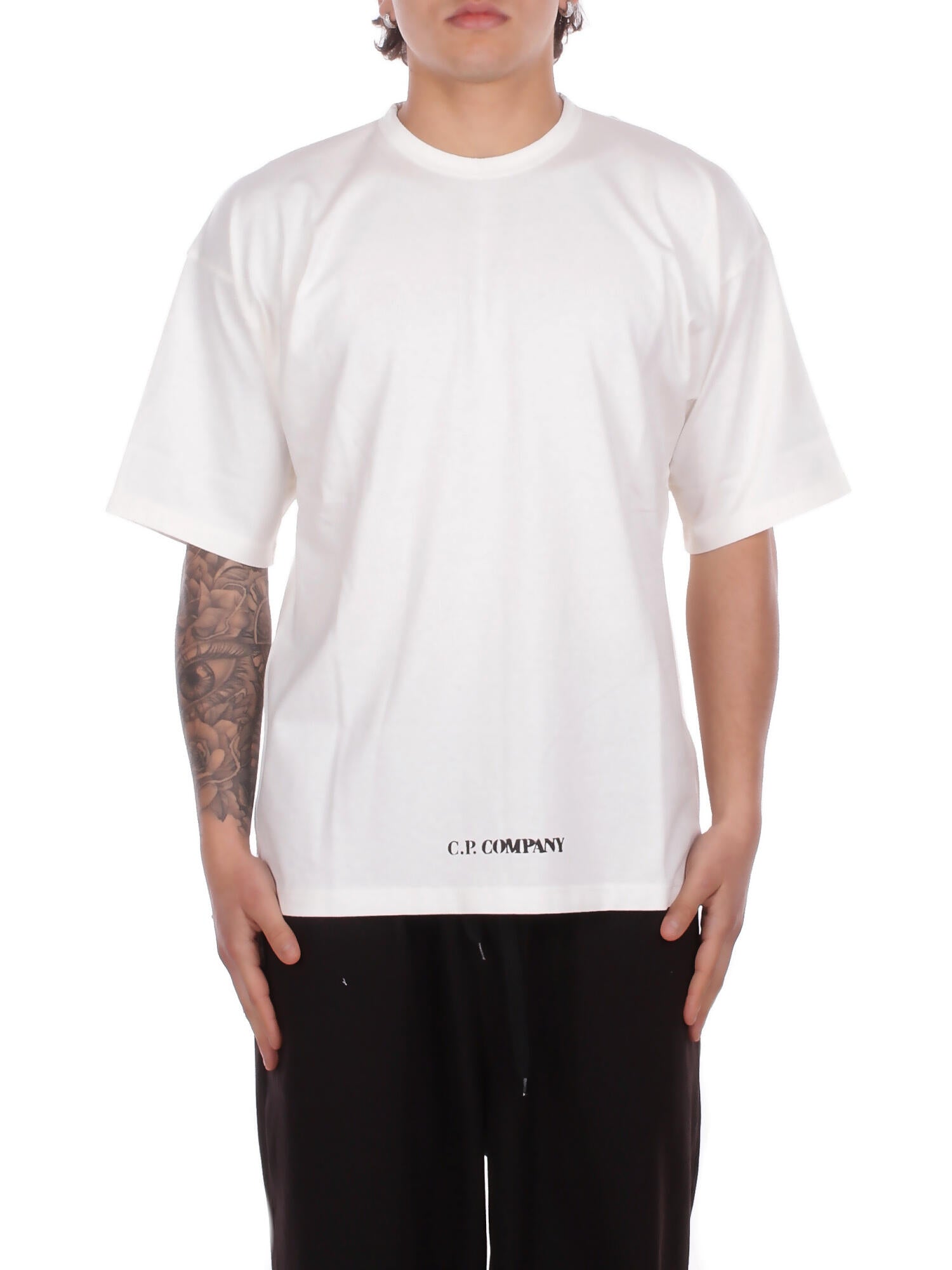 cp entreprise homme t-shirt 20cmts213a006057o 103 t-shirts manches courtes en 1020 gaze blanc 161 €