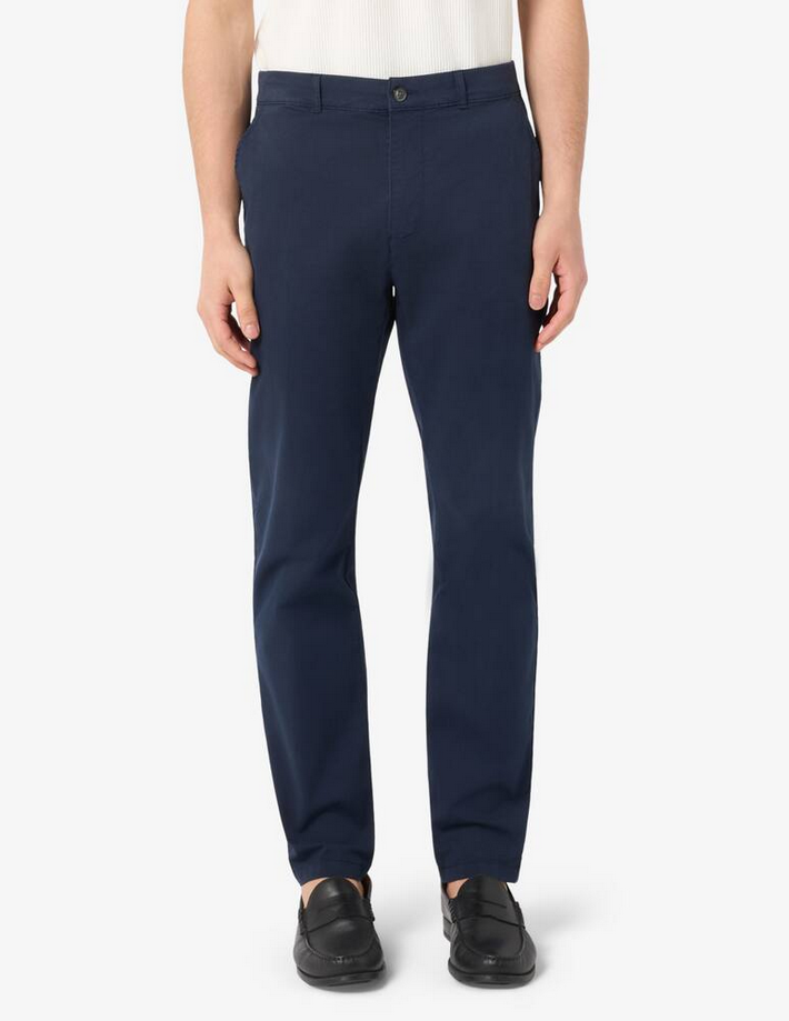 Pantalone chino uomo navy blue