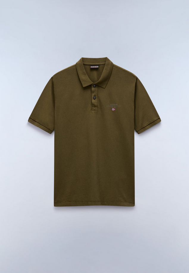 Polo elbas uomo verde scuro