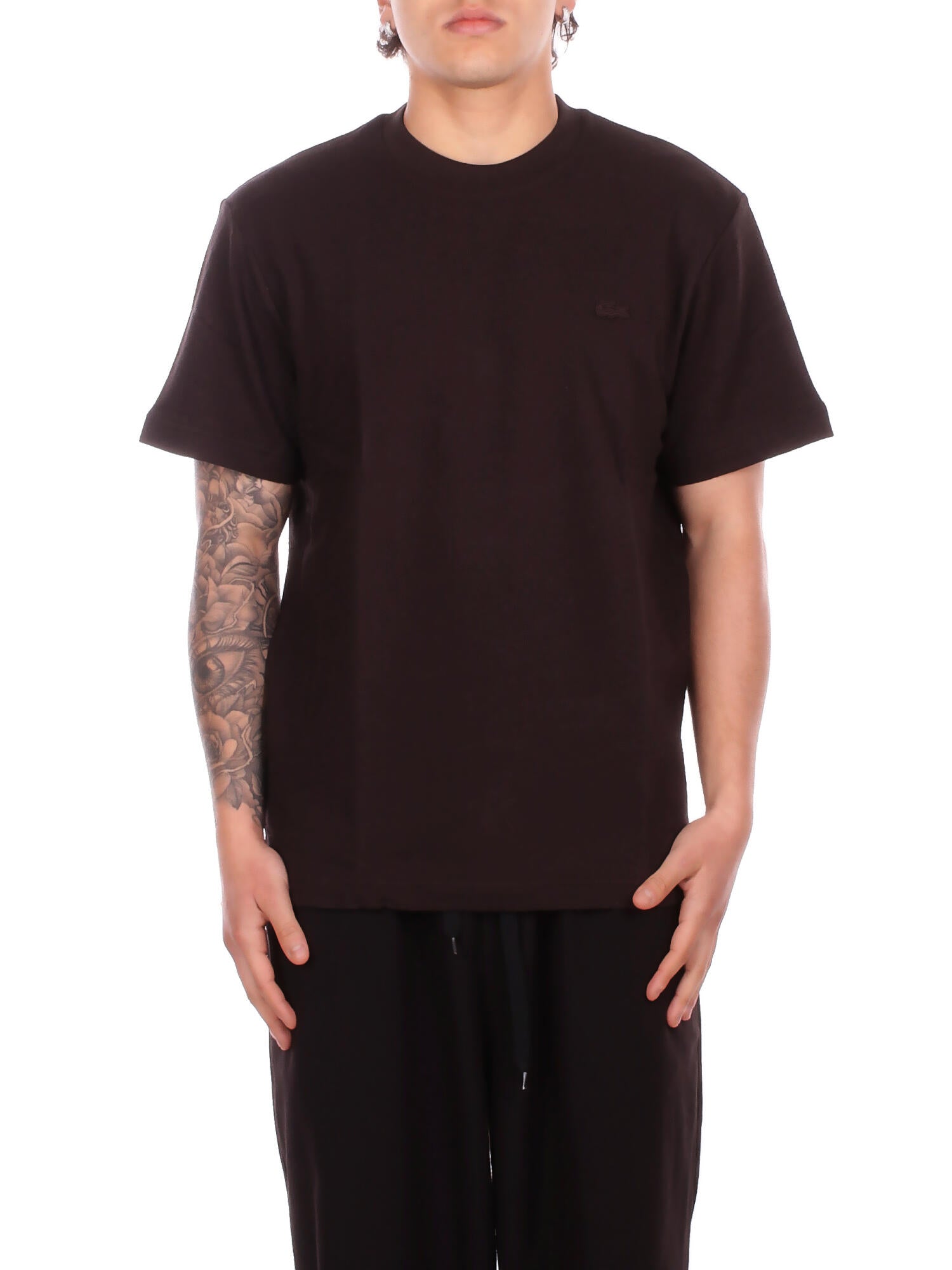 Lacoste T-shirt homme th1979 3la Chemise de tee marron 103 €