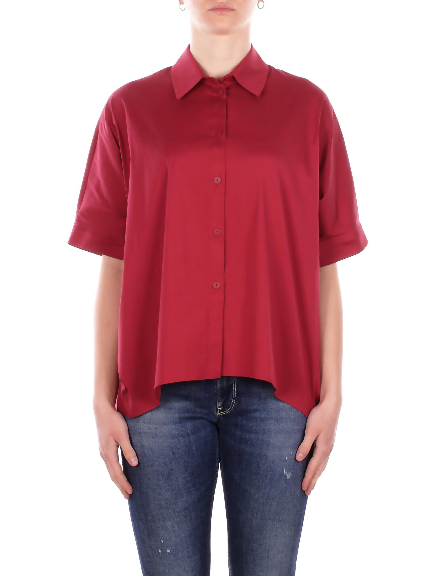 Max Mara Woman Shirt 2616111029600 012 Bch Geranium Painting In Other