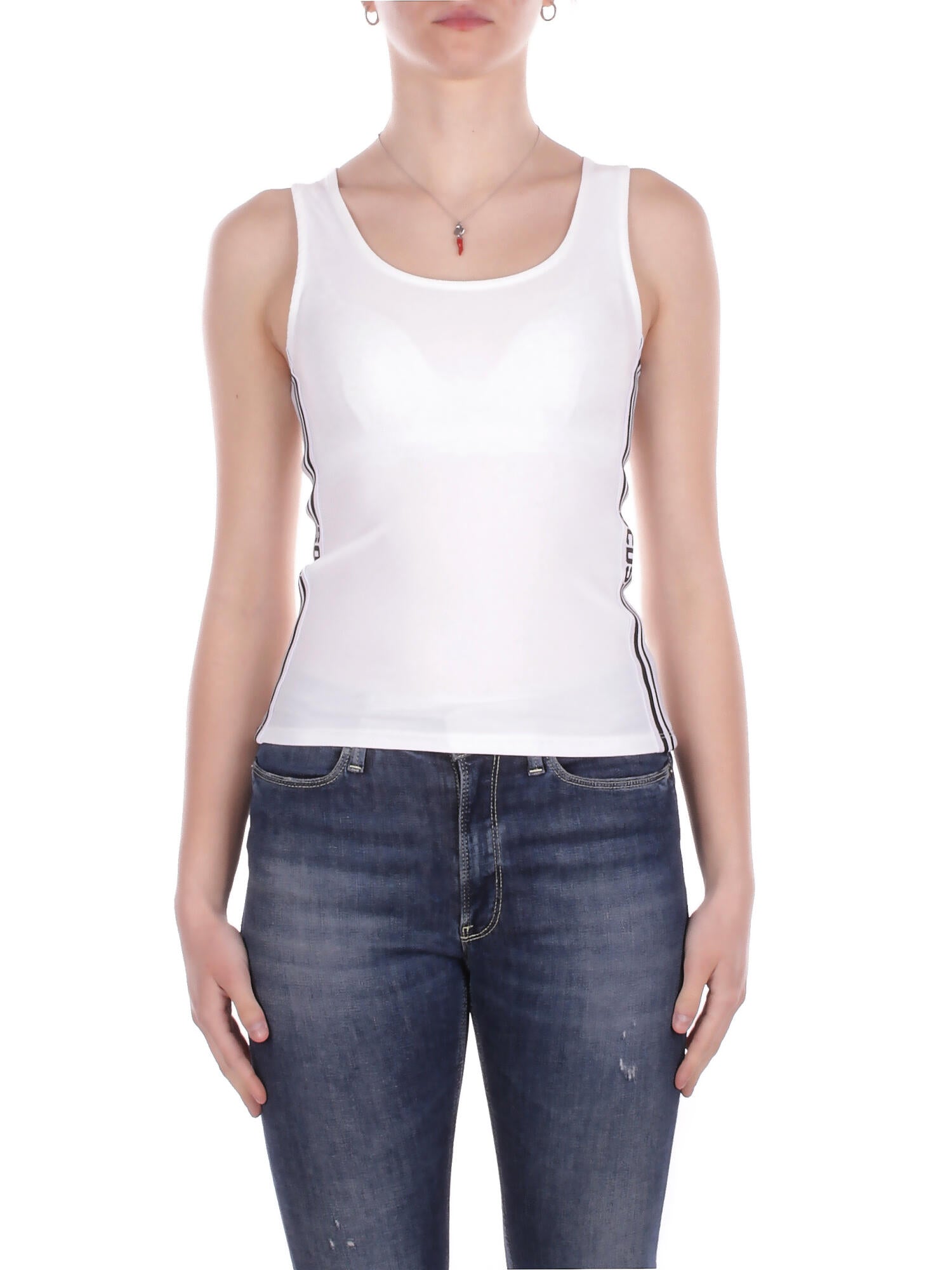 Gcds Femmes chantant c1weqc056j012 100b reservoir a rayures blanc noir 103 €