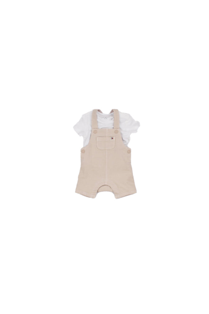 Tommy Hilfiger enfant complet kn0kn02381 aci dungaree short set beige 109 €