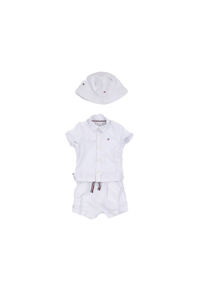 Tommy Hilfiger enfant complet kn0kn02376 0a4 Ithaca courte chemise chapeau cadeau boite bleue 110 €