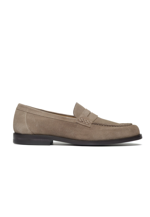 Mocassino cortina uomo beige