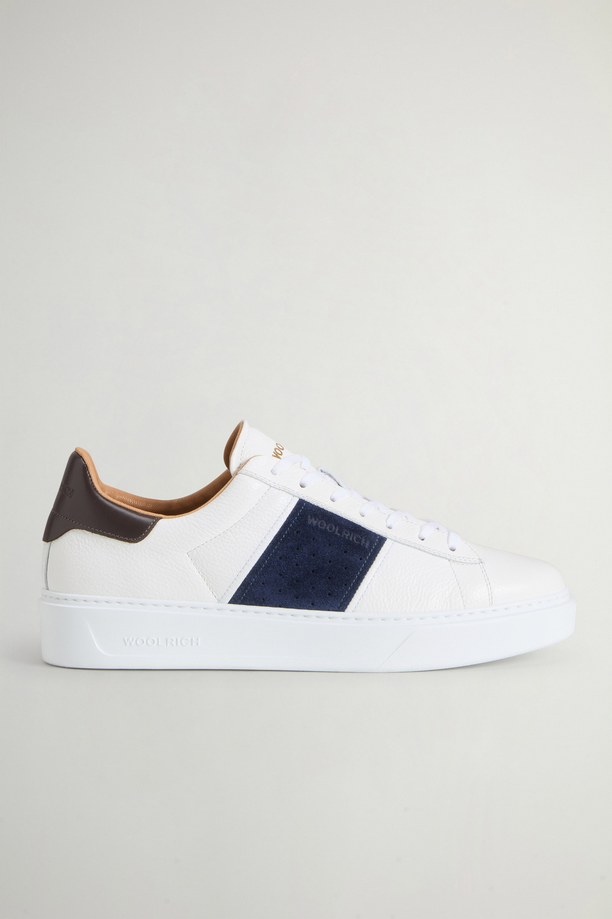 Scarpe classic court band uomo bianco-blu