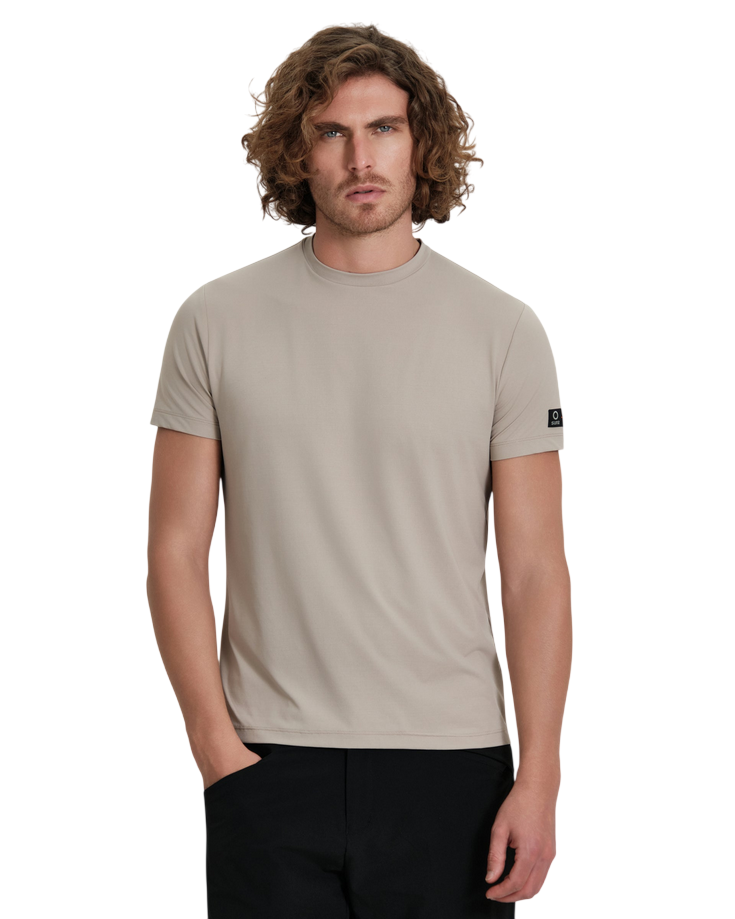 SUNS t-shirt paul neck uomo sabbia