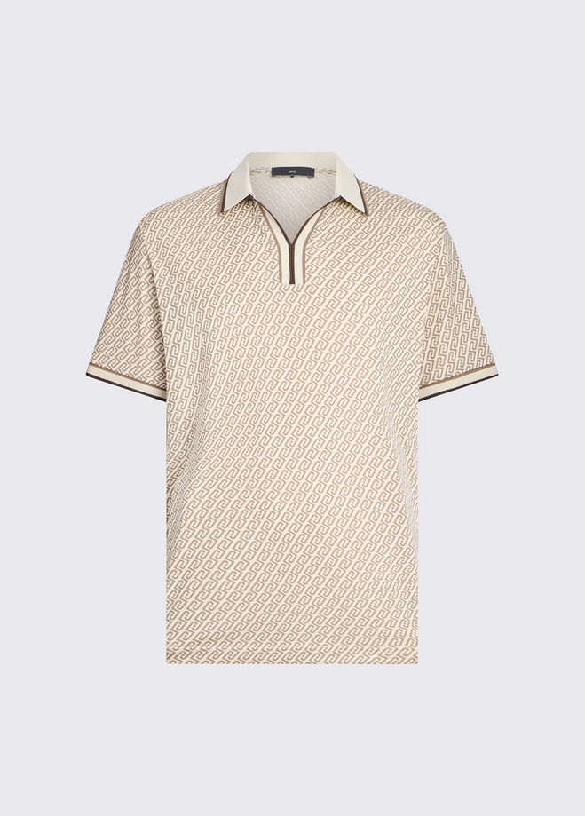 LIU JO polo con logo uomo verde