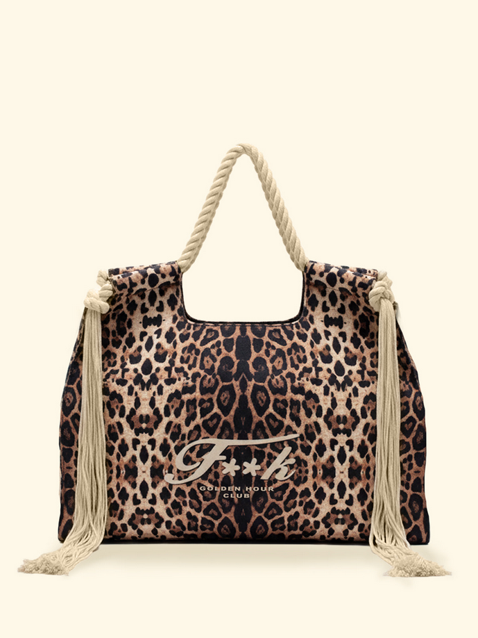 Meertasche Frau Leopard