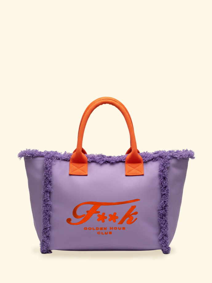 EFFEK borsa maxi donna viola